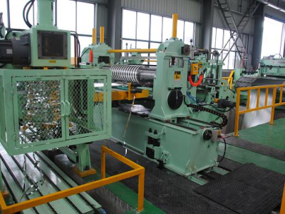 Slitting and recoiling line